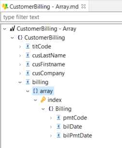 getting started avro metadata array