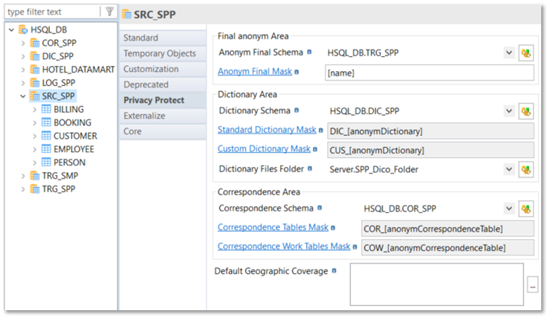 configuration at schema level