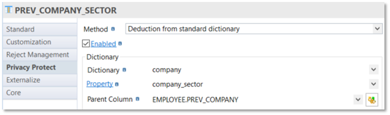 dictionaries standard deduction overview