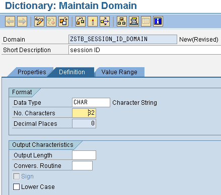 Screenshot of setup procedure