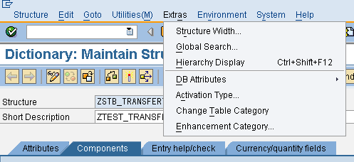 Screenshot of setup procedure