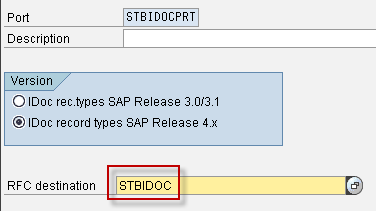 Screenshot of setup procedure