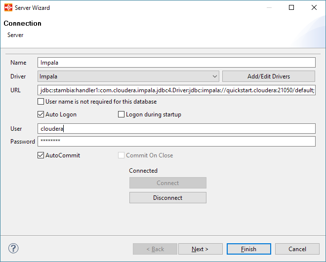 getting started impala metadata server props