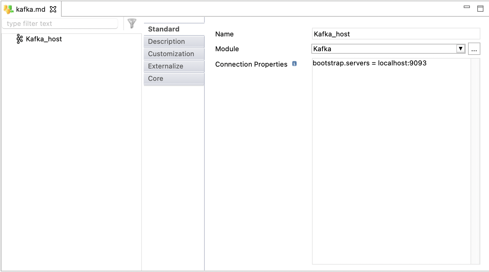 getting started kafka structured host