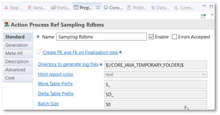 sampling tool properties