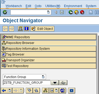 Screenshot of setup procedure