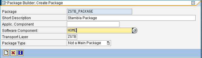 Screenshot of setup procedure