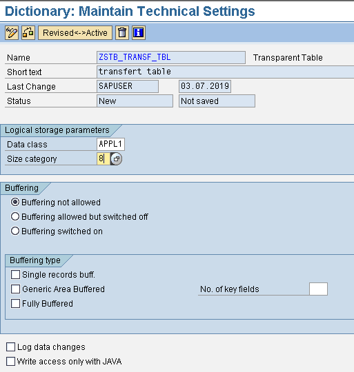 Screenshot of setup procedure