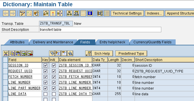 Screenshot of setup procedure