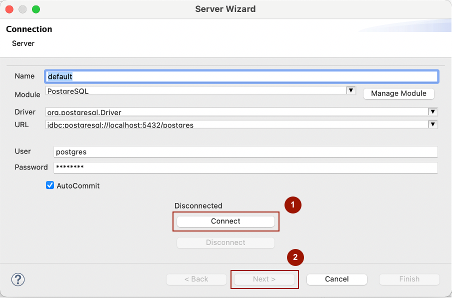 getting started xdm server connection