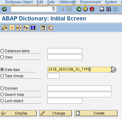 Screenshot of setup procedure