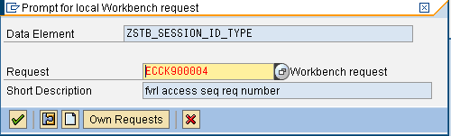 Screenshot of setup procedure
