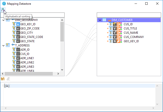 Mappings - the Mapper utility procedure screenshot