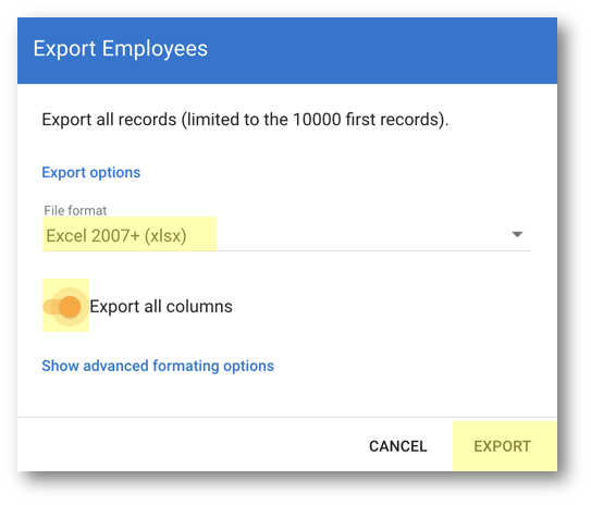 excel text import wizard select all columns