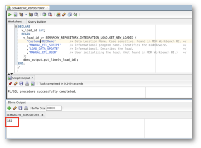 Load Data via the SQL API