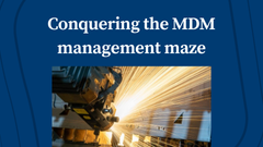 Conquering the Manufacturing Master Data Management Maze