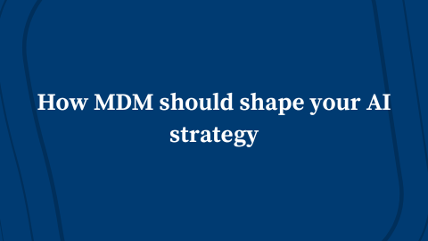 Unlocking New Possibilities with AI in Master Data Management (MDM)