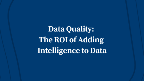 Data Quality: The ROI of Adding Intelligence to Data