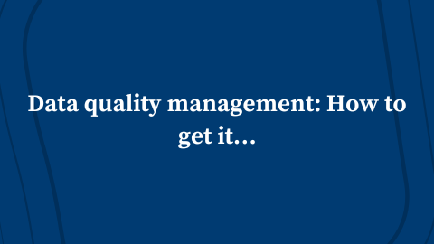 What is Data Quality?