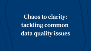 Tackling Common Data Quality Issues