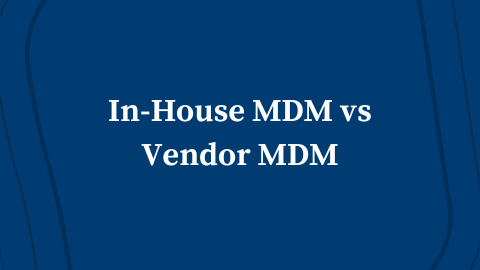 In-House Master Data Management vs. Vendor Master Data Management